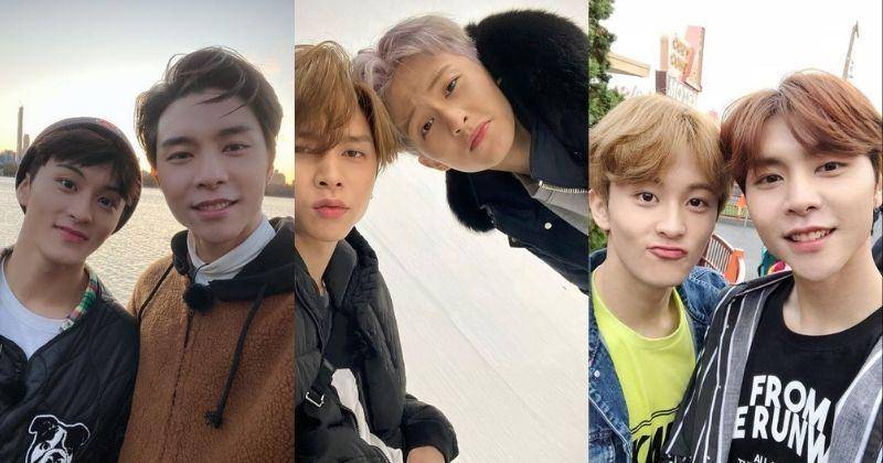 10 Potret Persahabatan Johnny dan Mark NCT 127, Bromance Banget!